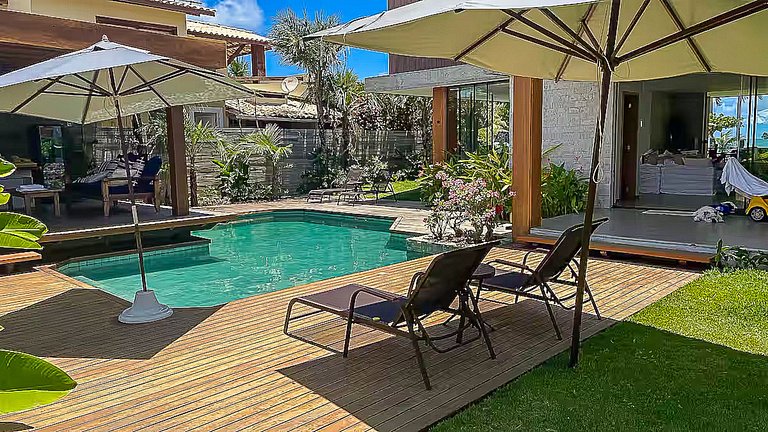 Bah443 - Sea front villa in Guarajuba
