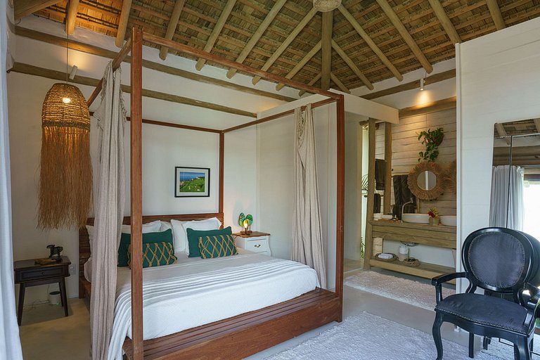 Bah900 - Lujo, confort y vista al mar en Trancoso