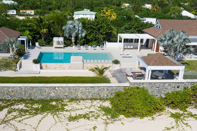 Sxm002 – Villa moderne en bord de mer à Baie Longue Beach