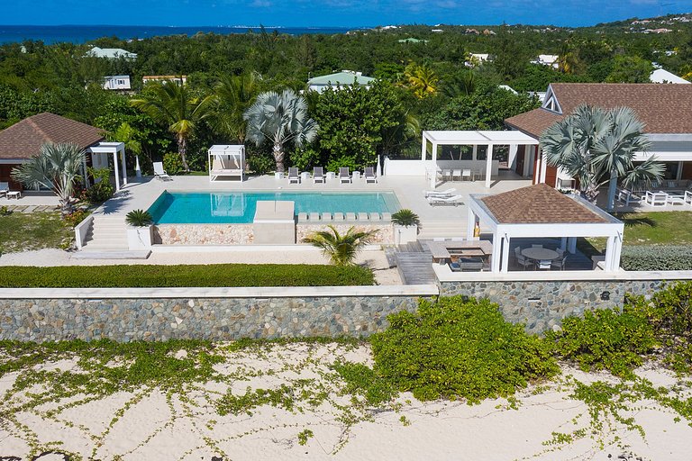 Sxm002 – Villa moderne en bord de mer à Baie Longue Beach