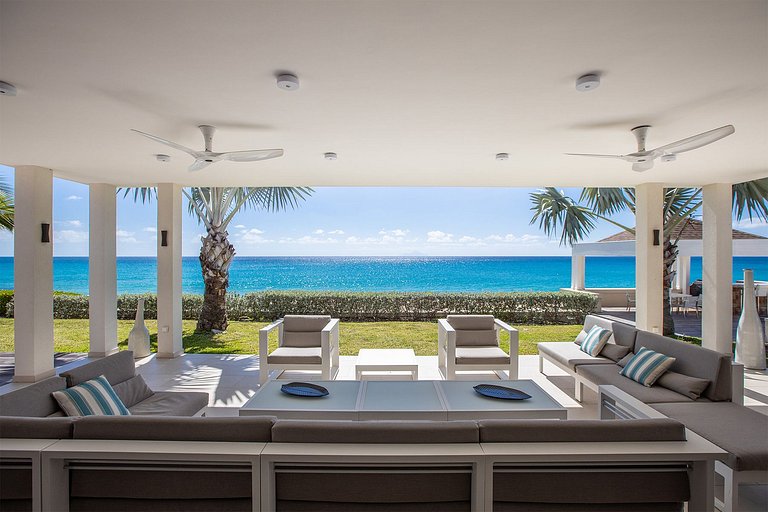 Sxm002 – Villa moderna à beira-mar em Baie Longue Beach