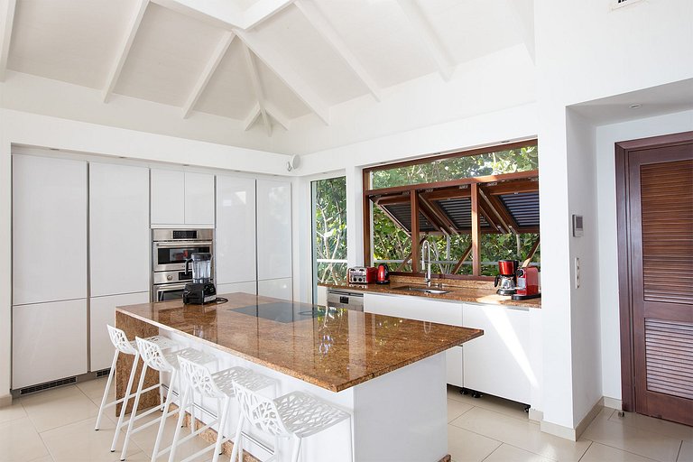Sxm002 – Villa moderna frente al mar en Baie Longue Beach