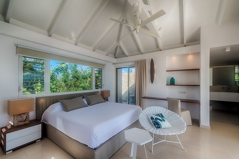 Sxm002 – Villa moderna à beira-mar em Baie Longue Beach