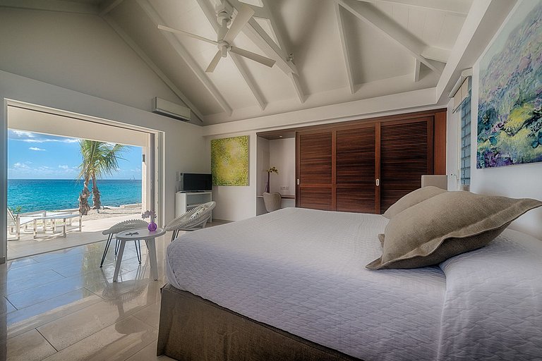 Sxm002 – Villa moderna frente al mar en Baie Longue Beach