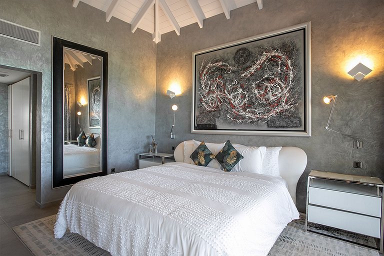 Sxm004 – Villa de luxe en bord de mer avec spa à Baie Rouge