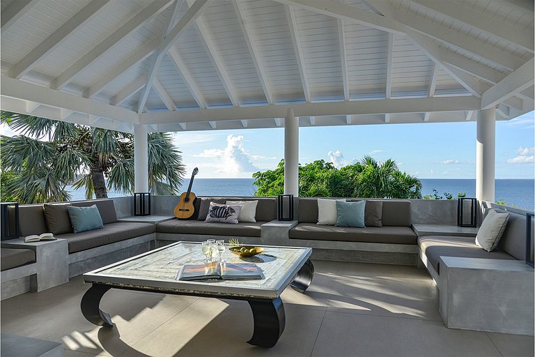 Sxm005 – Villa avec vue sur mer à Baie Rouge Beach