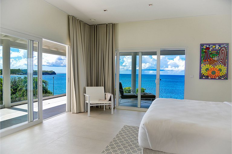 Sxm005 – Villa avec vue sur mer à Baie Rouge Beach