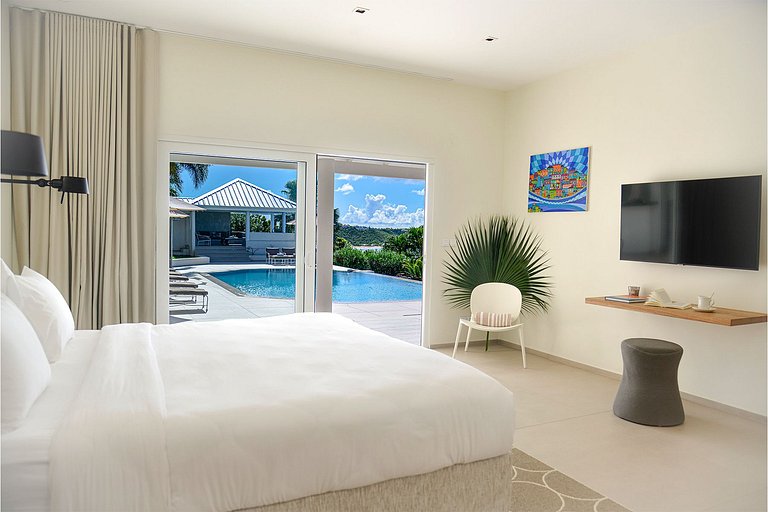 Sxm005 – Villa avec vue sur mer à Baie Rouge Beach