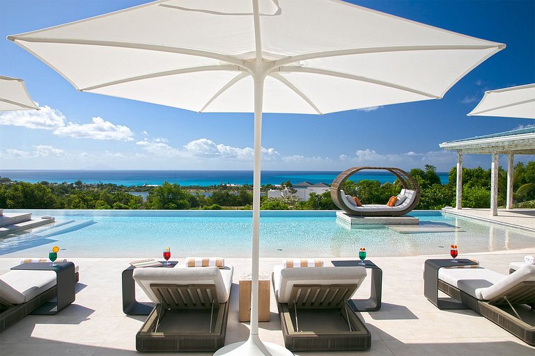 Sxm007 – Villa avec vue mer et piscine à Terres Basses