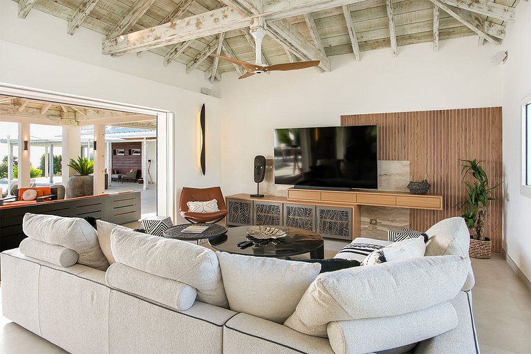 Sxm007 – Villa con vista al mar y piscina en Terres Basses
