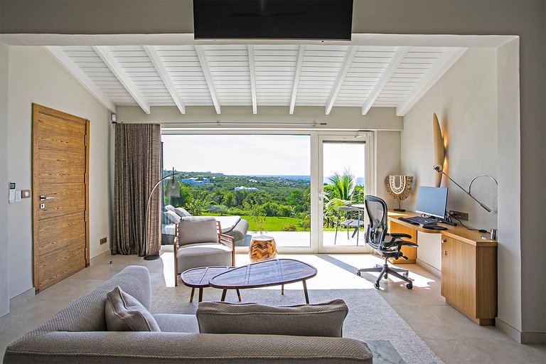Sxm007 – Villa avec vue mer et piscine à Terres Basses