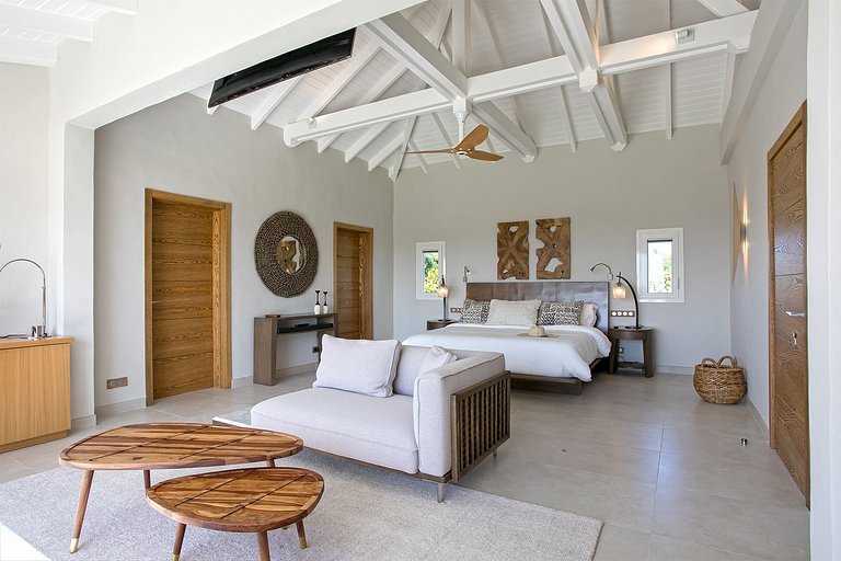 Sxm007 – Stylish sea-view villa with pool in Terres Basses