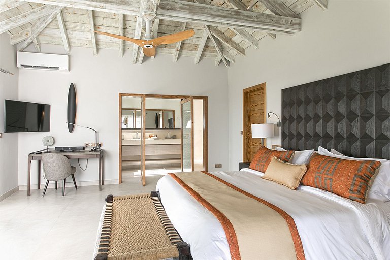 Sxm007 – Villa com vista para o mar em Terres Basses