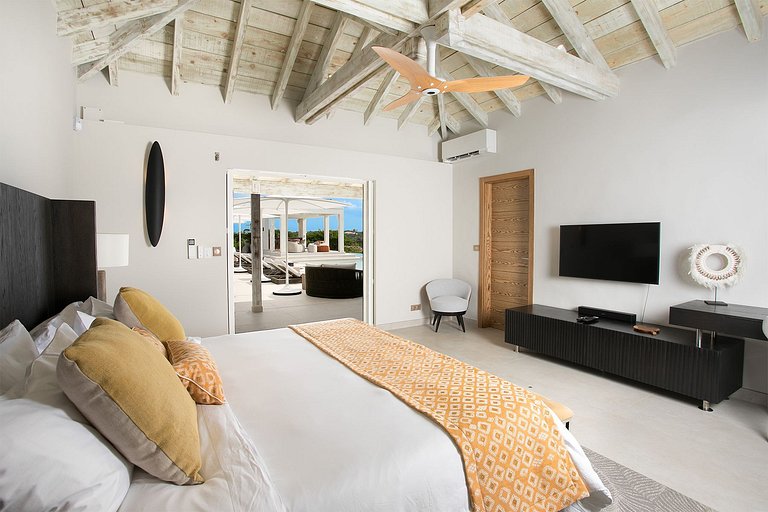 Sxm007 – Villa avec vue mer et piscine à Terres Basses