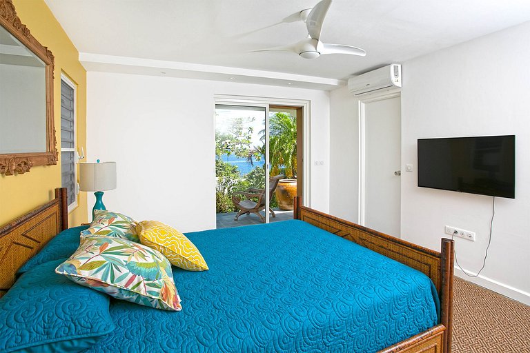 Sxm009 – Villa élégante avec vue mer à Baie Rouge Beach