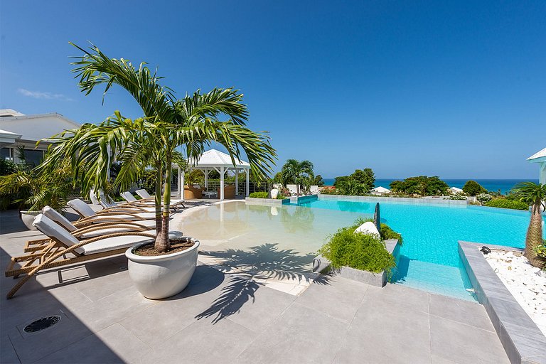 Sxm010 – Modern villa with ocean view near Plum Bay Beach