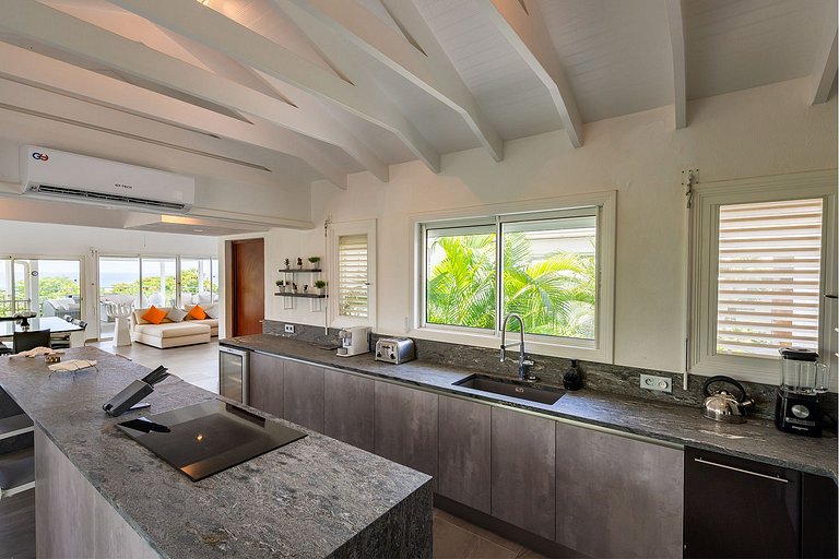 Sxm010 – Modern villa with ocean view near Plum Bay Beach