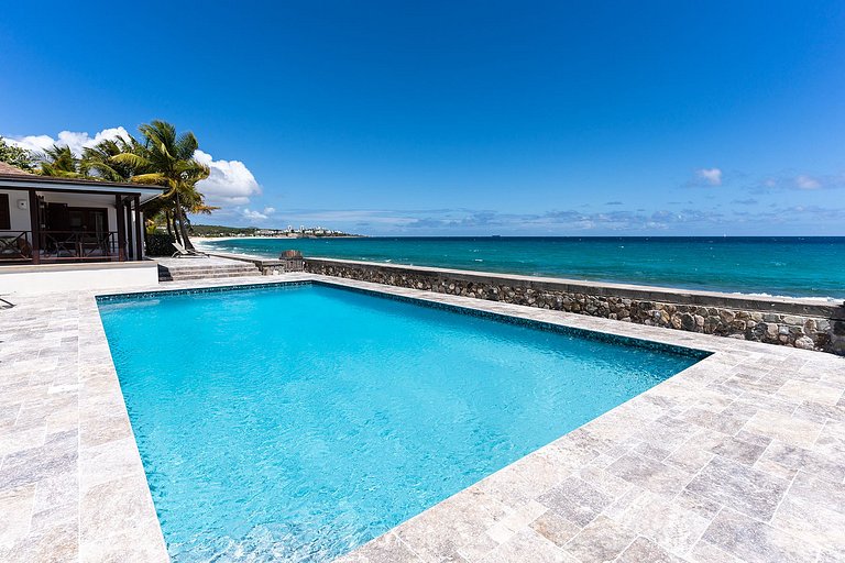 Sxm011 – Agréable villa en bord de mer à Baie Longue Beach
