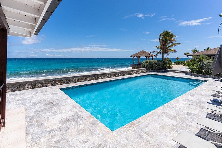 Sxm011 – Agréable villa en bord de mer à Baie Longue Beach