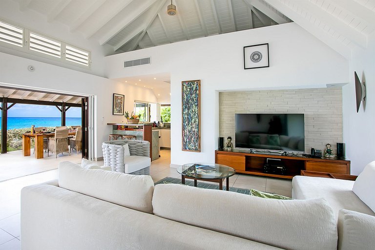 Sxm011 – Agréable villa en bord de mer à Baie Longue Beach