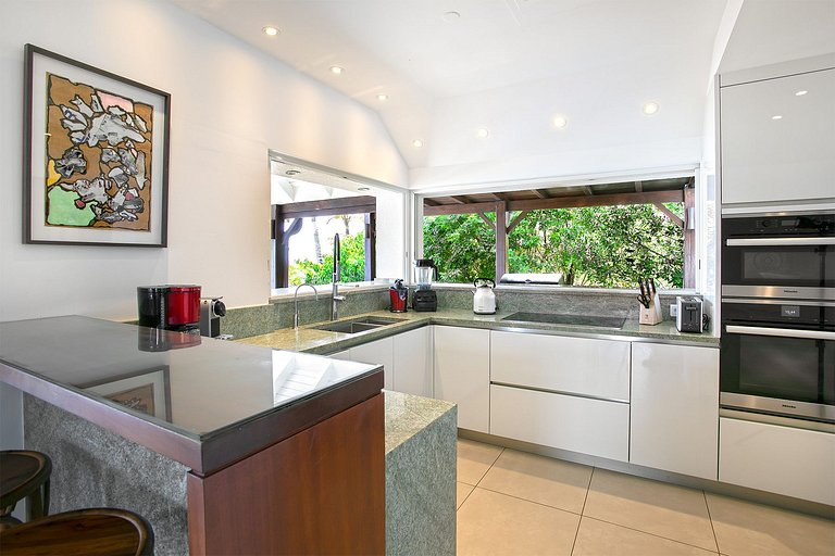 Sxm011 – Acogedora villa frente al mar en Baie Longue Beach
