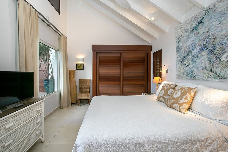 Sxm011 – Aconchegante villa à beira-mar na praia Baie Longue