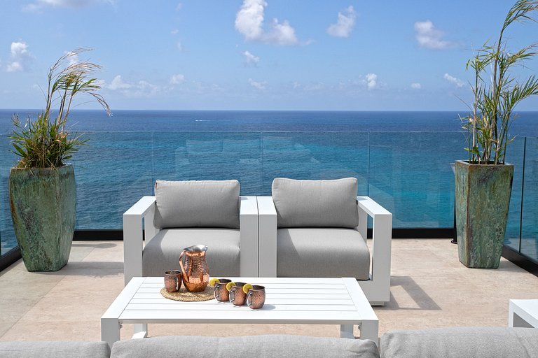Sxm012 – Villa de luxo à beira-mar em Indigo Bay