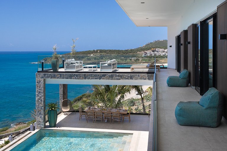 Sxm012 – Oceanfront luxury villa in Indigo Bay