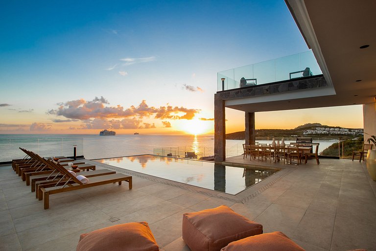 Sxm013 – Oceanview villa with pool in Indigo Bay