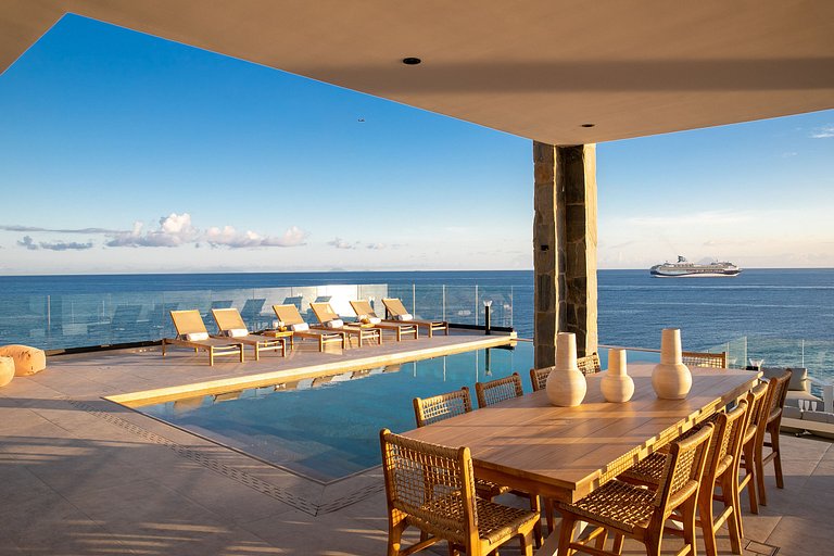 Sxm013 – Casa com vista para o mar e piscina em Indigo Bay