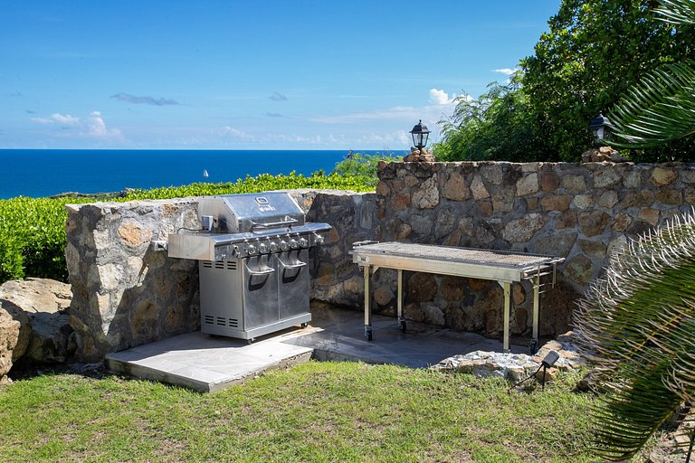 Sxm014 – Villa avec vue panoramique et piscine à Oyster Pond