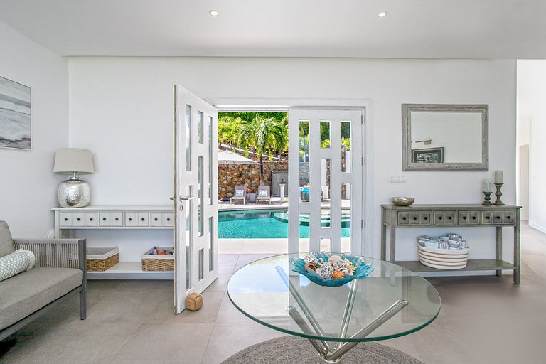 Sxm014 – Villa com vista panorâmica e piscina em Oyster Pond