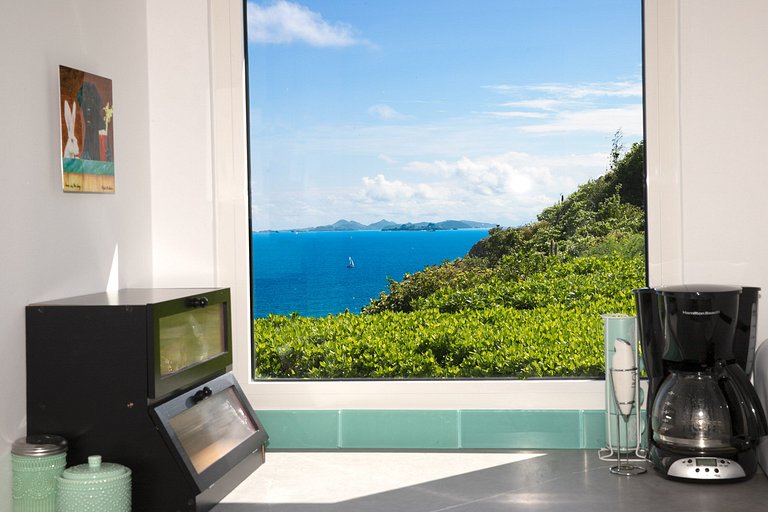 Sxm014 – Panoramic-view villa with pool in Oyster Pond