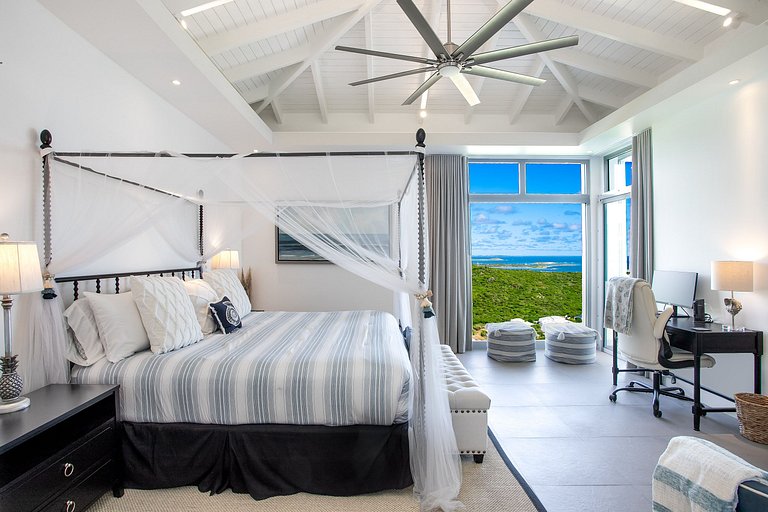 Sxm014 – Villa com vista panorâmica e piscina em Oyster Pond
