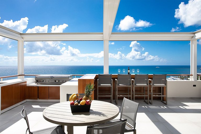 Sxm027 – Villa de lujo con vista al mar en Pelican Key