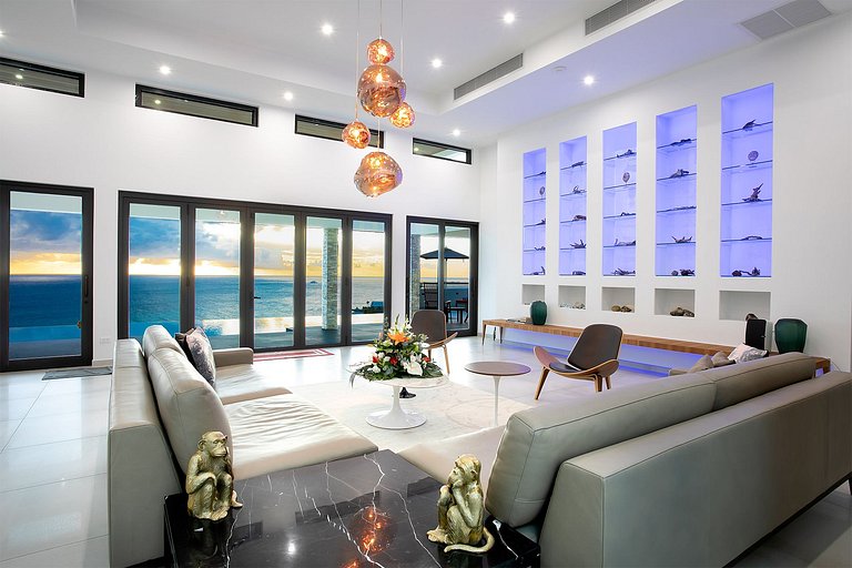 Sxm027 – Villa de luxo com vista para o mar em Pelican Key