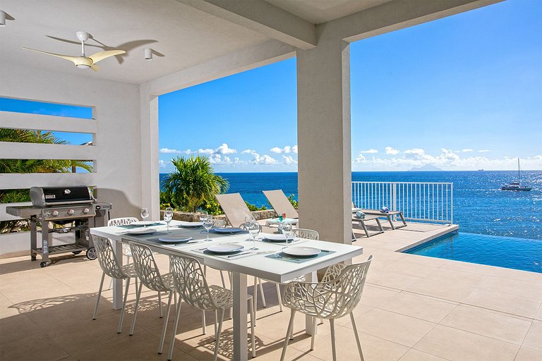 Sxm028 – Villa moderne avec vue mer à Indigo Bay