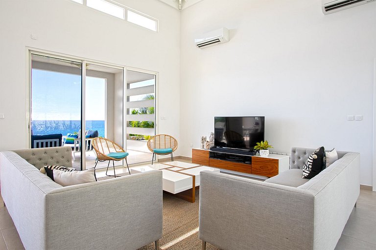 Sxm028 – Villa moderna con vista al mar en Indigo Bay