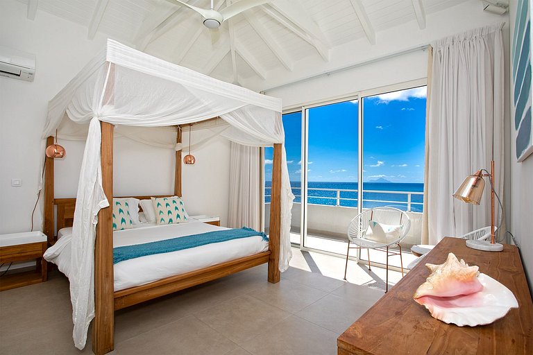 Sxm028 – Villa moderna con vista al mar en Indigo Bay