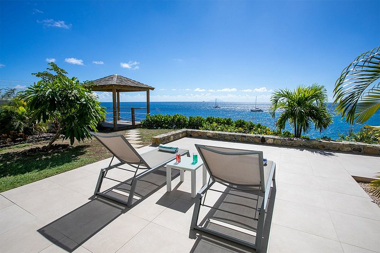 Sxm028 – Villa moderna com vista para o mar em Indigo Bay