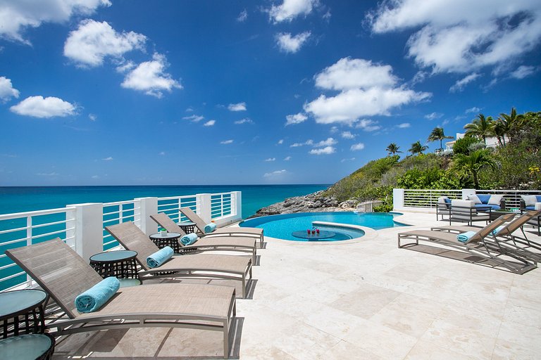 Sxm059 – Villa avec vue mer et piscine à Cupecoy
