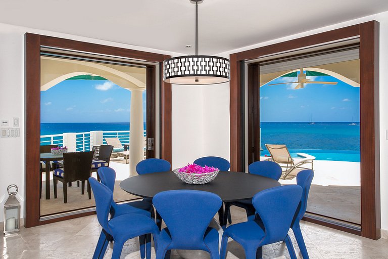 Sxm059 – Casa com vista para o mar e piscina em Cupecoy