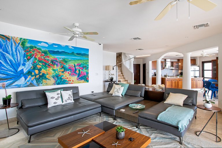 Sxm059 – Oceanview villa with pool in Cupecoy