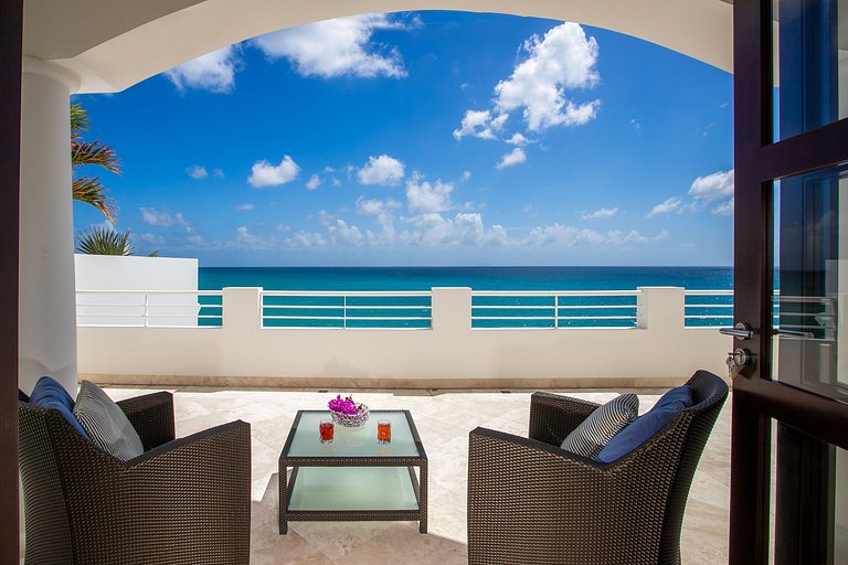 Sxm059 – Casa con vista al mar y piscina en Cupecoy