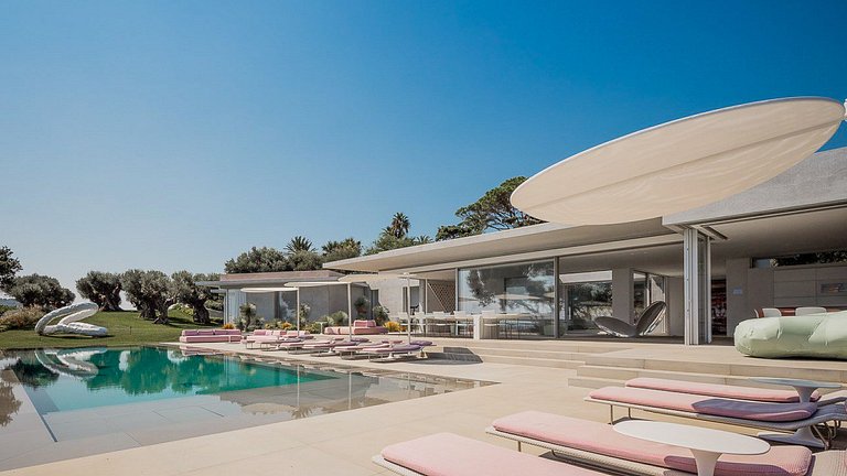 Azu085 - Villa contemporaine à louer à Pampelonne