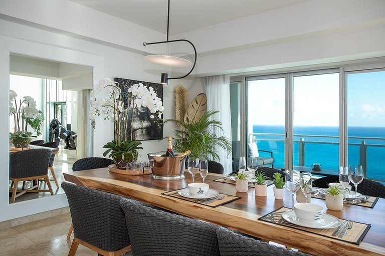 Sxm043 – Oceanfront penthouse with terrace at The Cliff