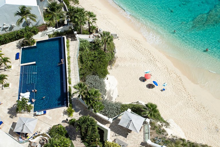 Sxm043 – Penthouse en bord de mer avec terrasse à The Cliff