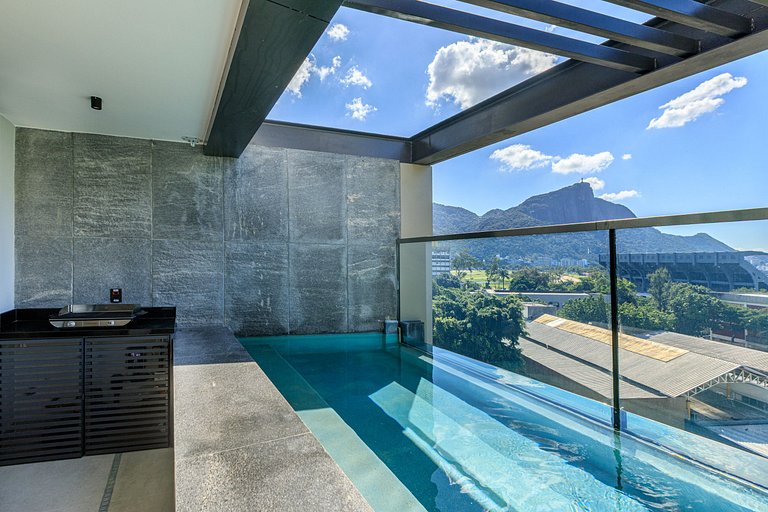 Rio146 - Belíssimo apartamento duplex no Leblon
