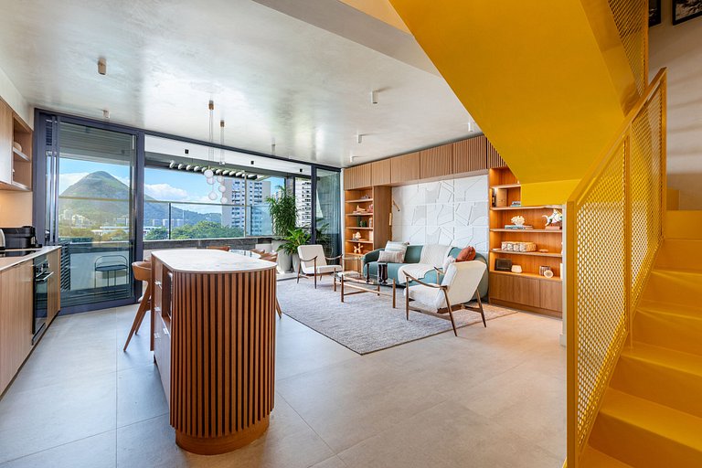 Rio146 - Magnifique appartement duplex à Leblon