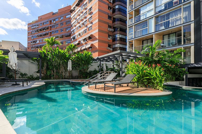 Rio146 - Belíssimo apartamento duplex no Leblon